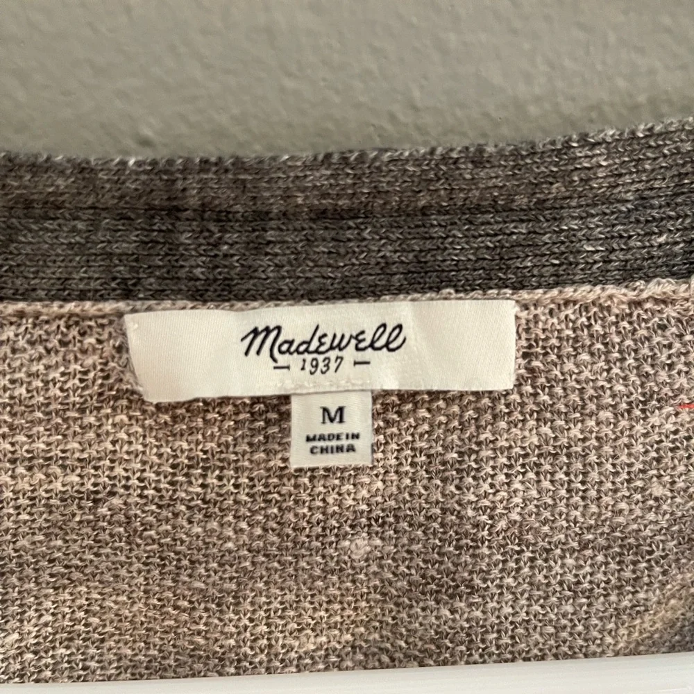 Women’s Madewell linen cardigan. - Picture 6 of 8